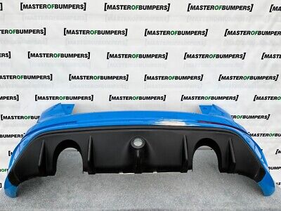 Ford Focus Rs 2016-2019 Rear Bumper In Blue 4 Pdc Genuine [f994]
