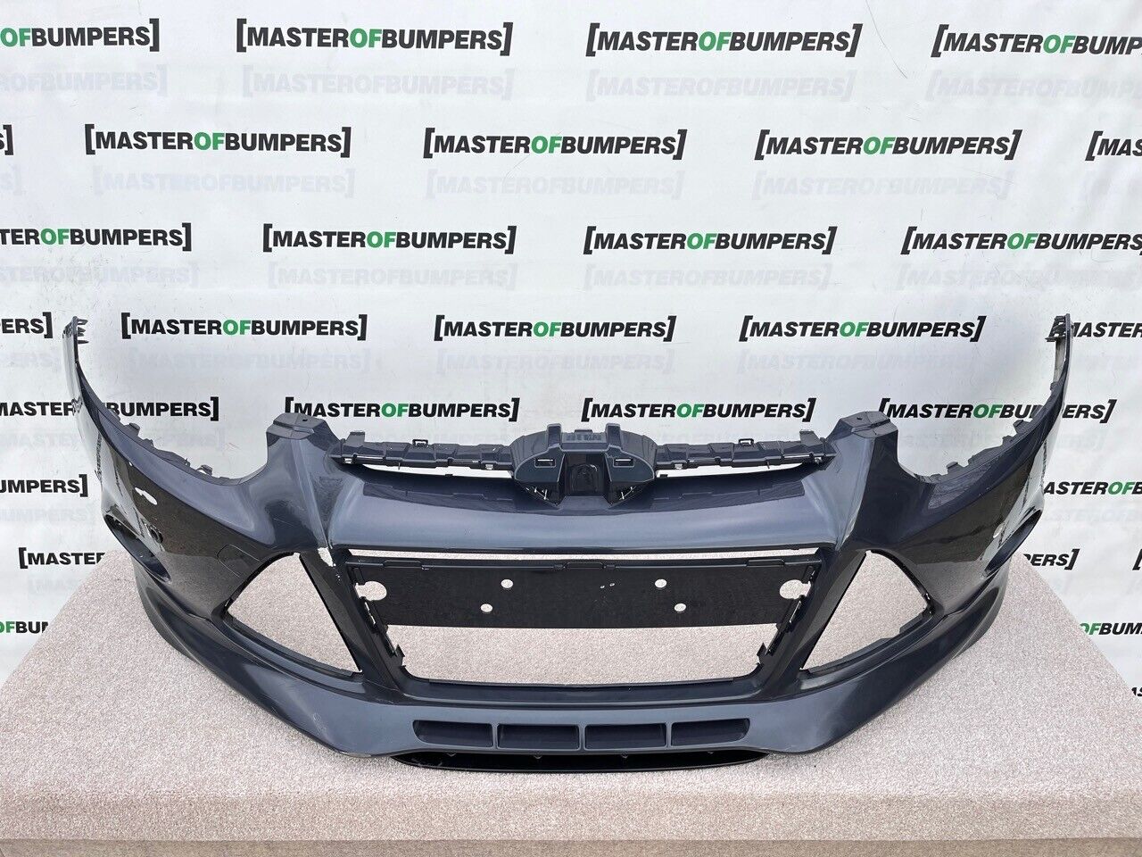 Ford Focus Zetec S Titanium S 2011-2014 Front Bumper Grey 6 Pdc Genuine [f130]