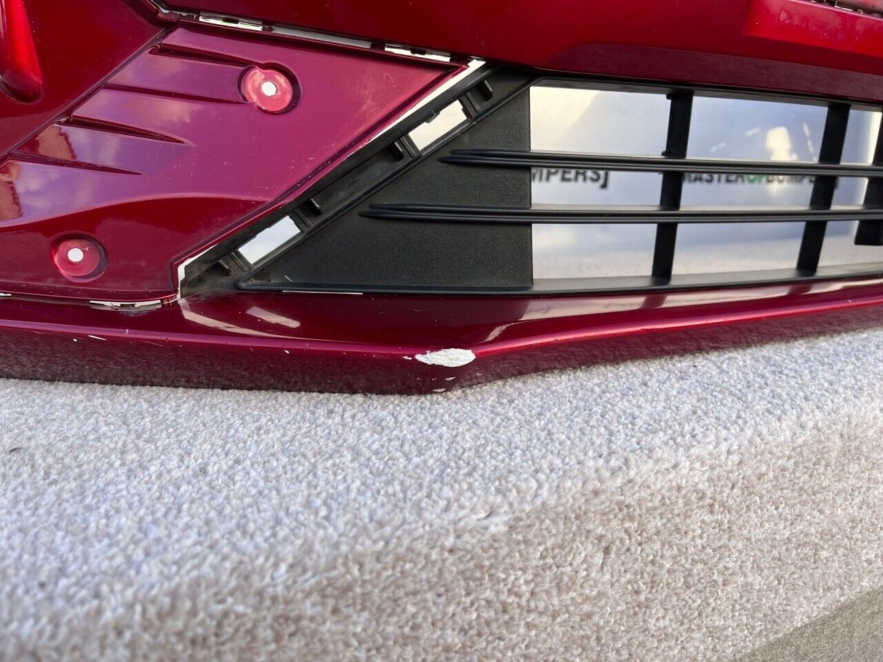 Ford Focus St Mk4 Hatchback Estate 2018-on Front Bumper Red 6 Pdc Genuine [f186]