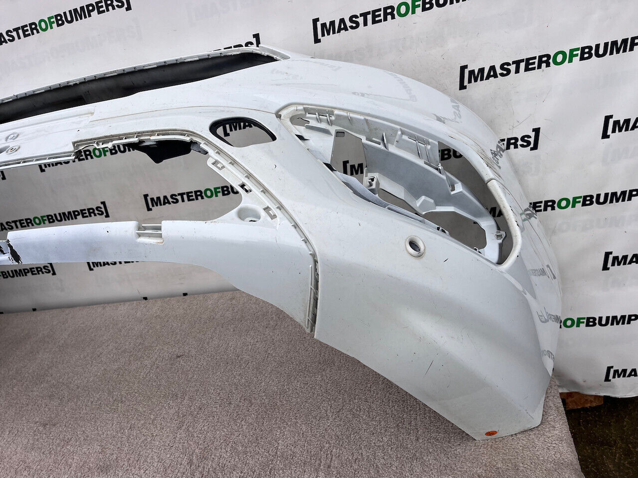 Ford Transit Custom Active 2018-2022 Front Bumper White 4 Pdc Genuine [f565]