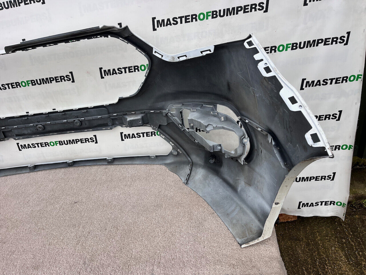 Ford Transit Custom Active 2018-2022 Front Bumper White 4 Pdc Genuine [f565]