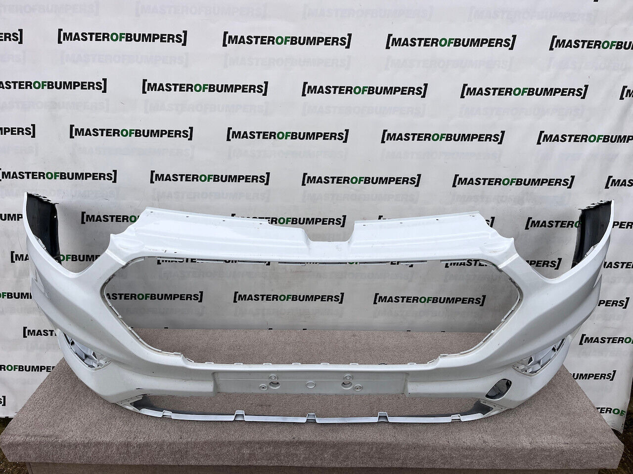 Ford Transit Custom Active 2018-2022 Front Bumper White 4 Pdc Genuine [f565]