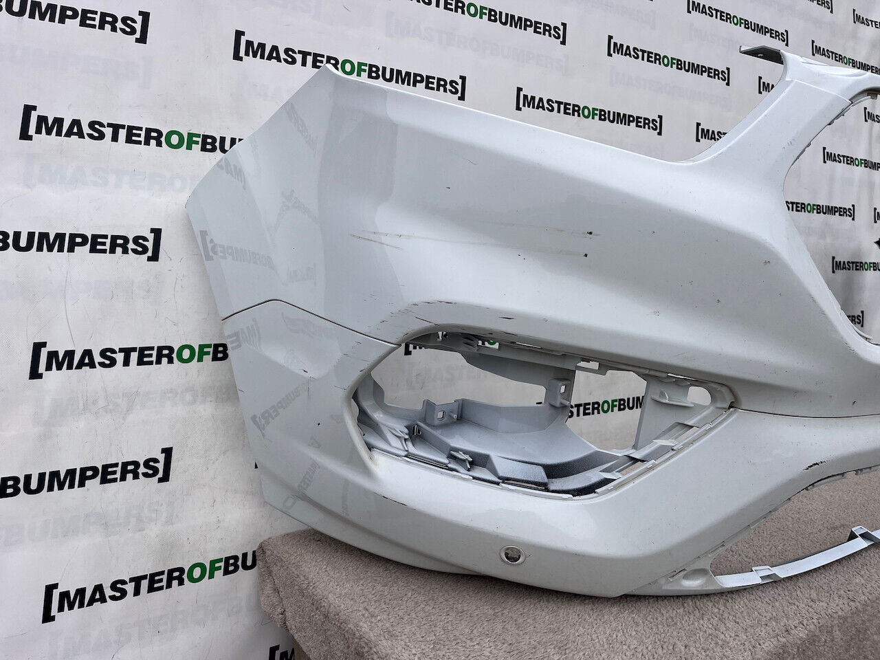Ford Transit Custom Active 2018-2022 Front Bumper White 4 Pdc Genuine [f565]