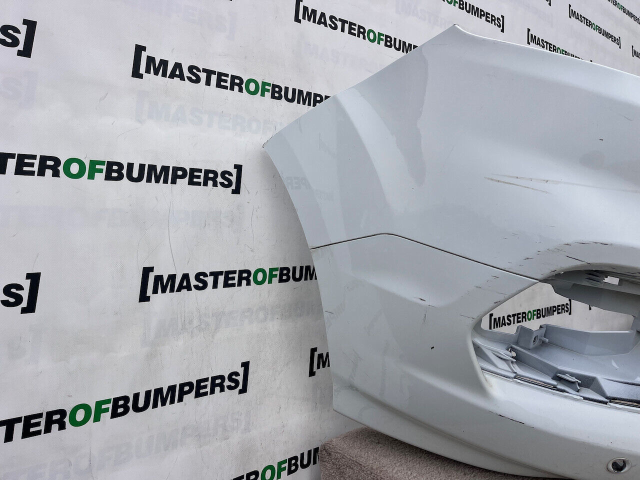 Ford Transit Custom Active 2018-2022 Front Bumper White 4 Pdc Genuine [f565]