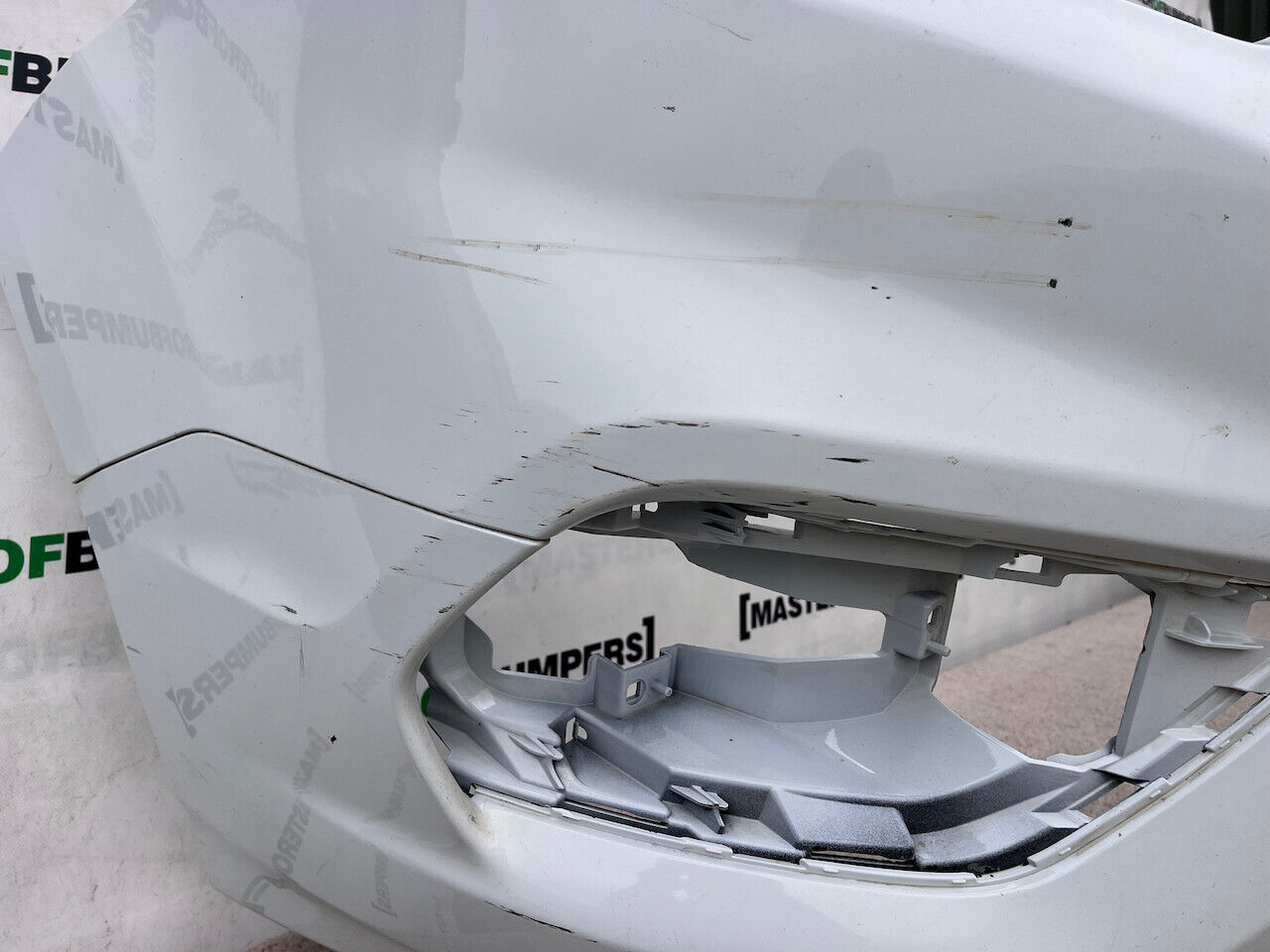 Ford Transit Custom Active 2018-2022 Front Bumper White 4 Pdc Genuine [f565]