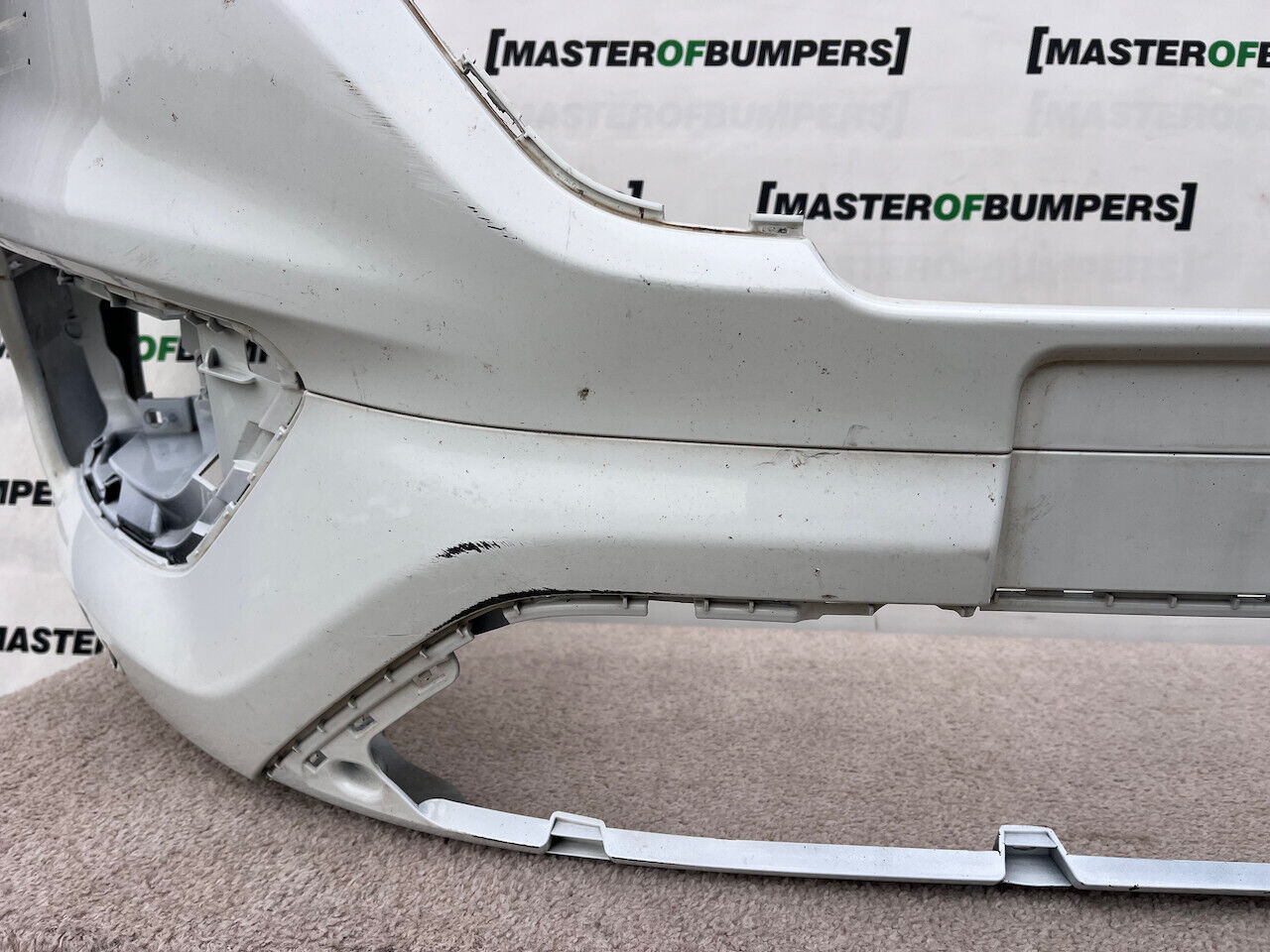 Ford Transit Custom Active 2018-2022 Front Bumper White 4 Pdc Genuine [f565]