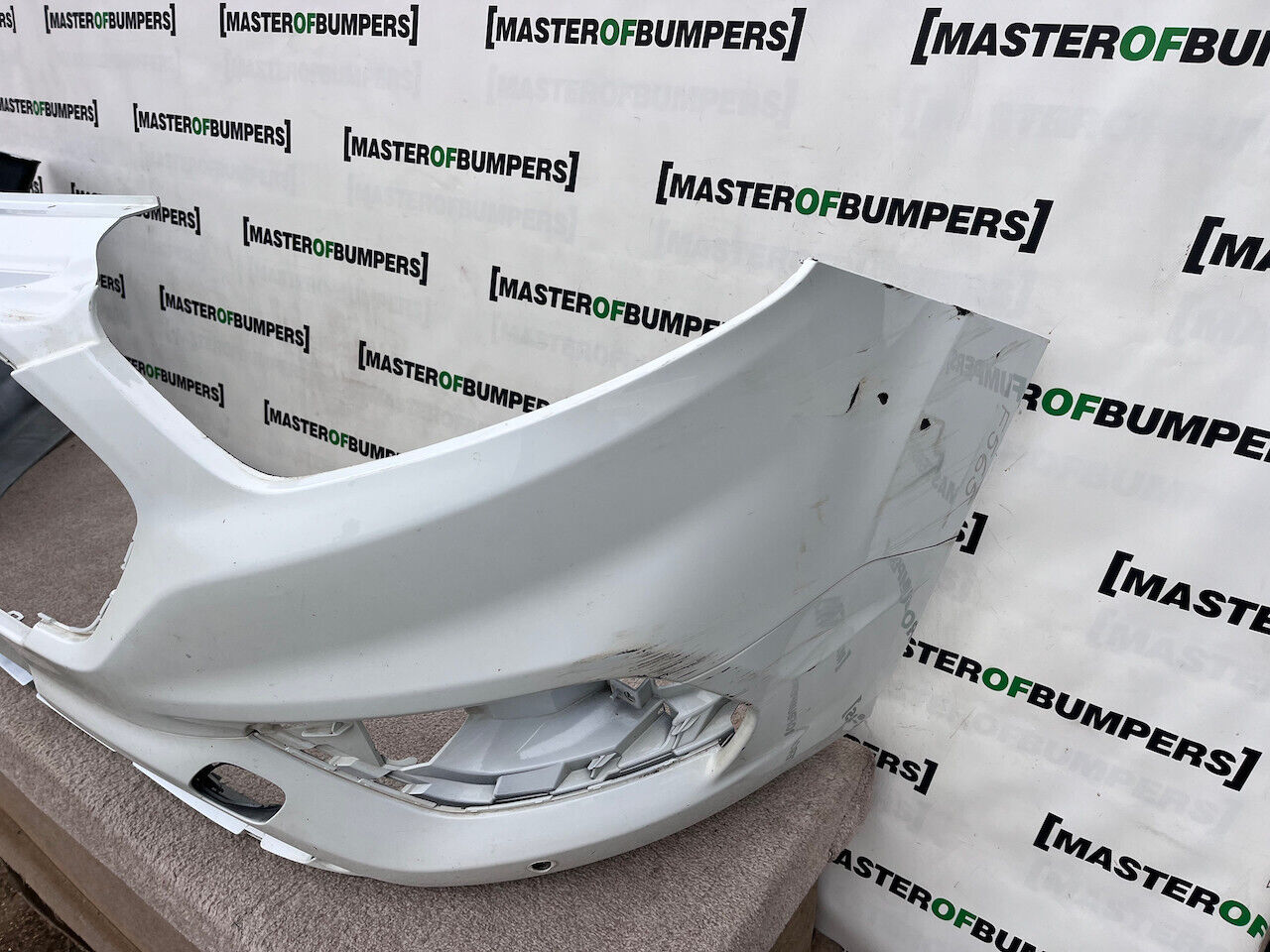 Ford Transit Custom Active 2018-2022 Front Bumper White 4 Pdc Genuine [f565]