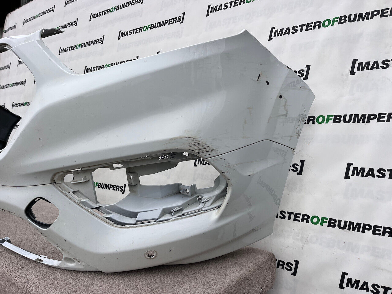 Ford Transit Custom Active 2018-2022 Front Bumper White 4 Pdc Genuine [f565]
