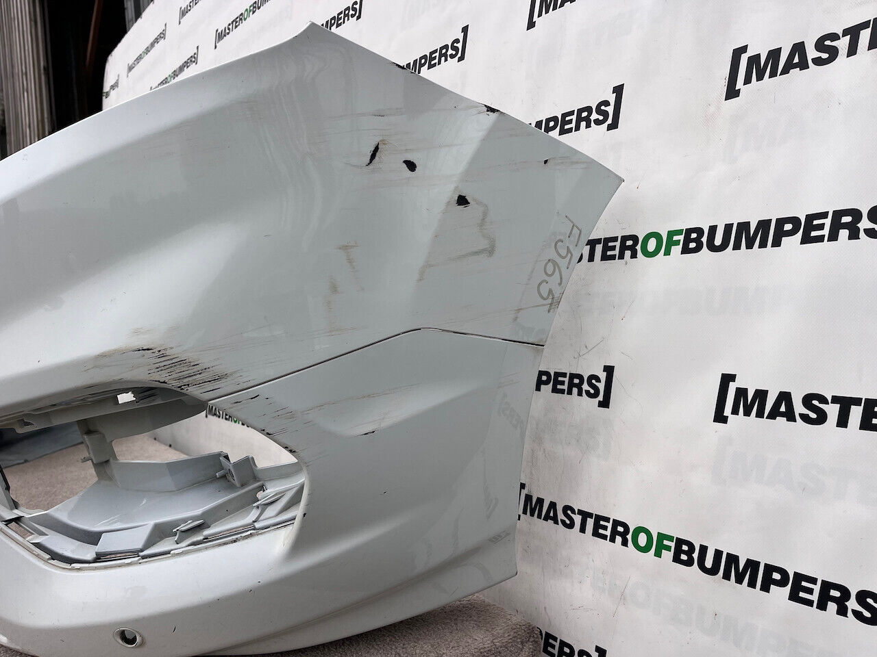 Ford Transit Custom Active 2018-2022 Front Bumper White 4 Pdc Genuine [f565]