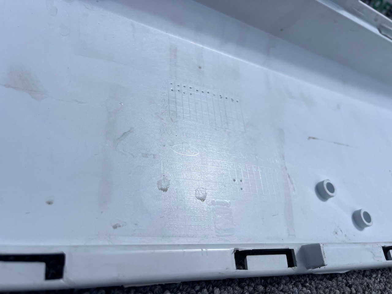 Ford Transit Custom Van 280 Limited 2024-on Front Bumper Genuine [f706]