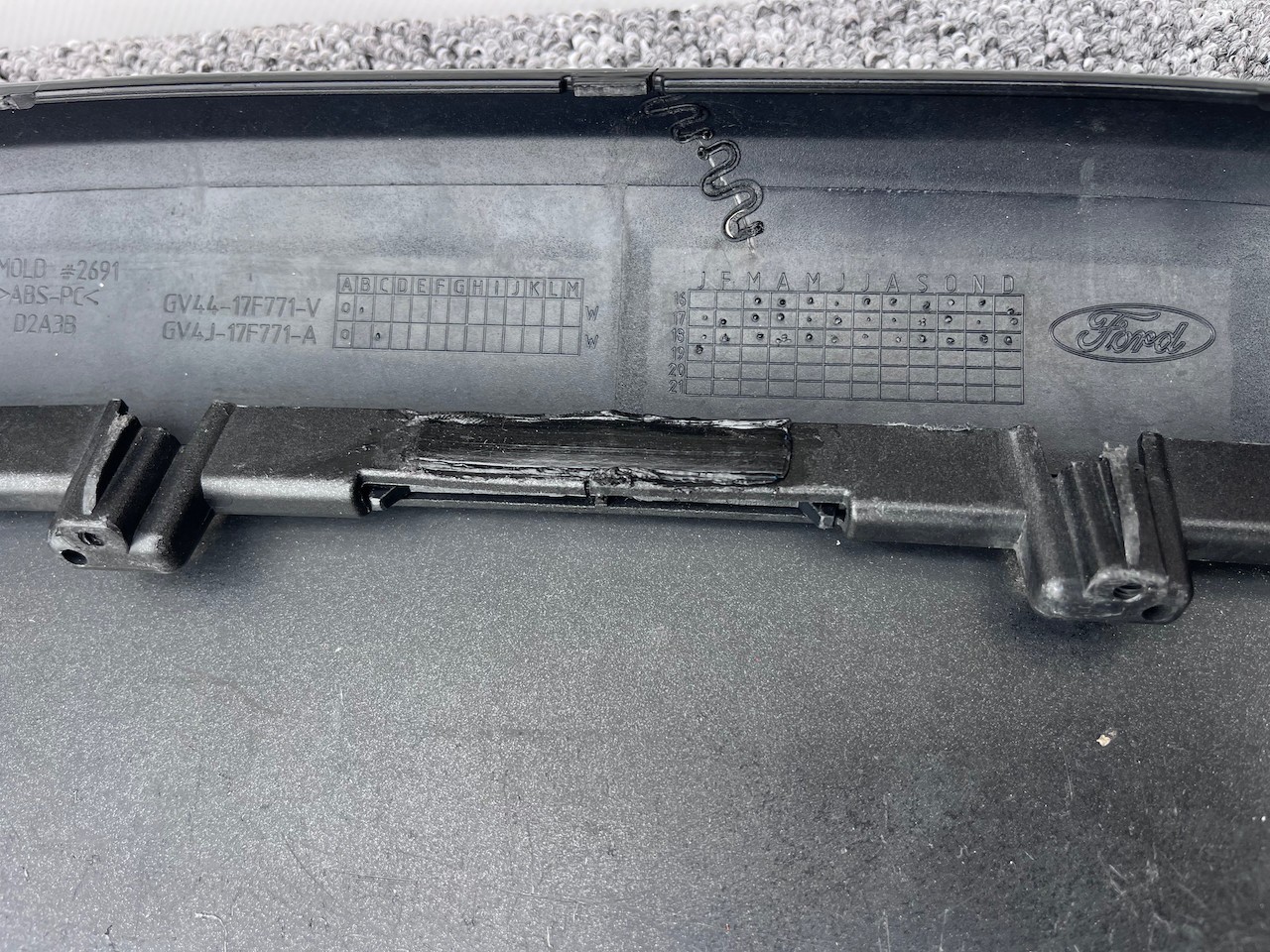 Ford Kuga St Line Mk2 Lift 2017-2020 Front Bumper 4 Pdc No Jets Genuine [f717]