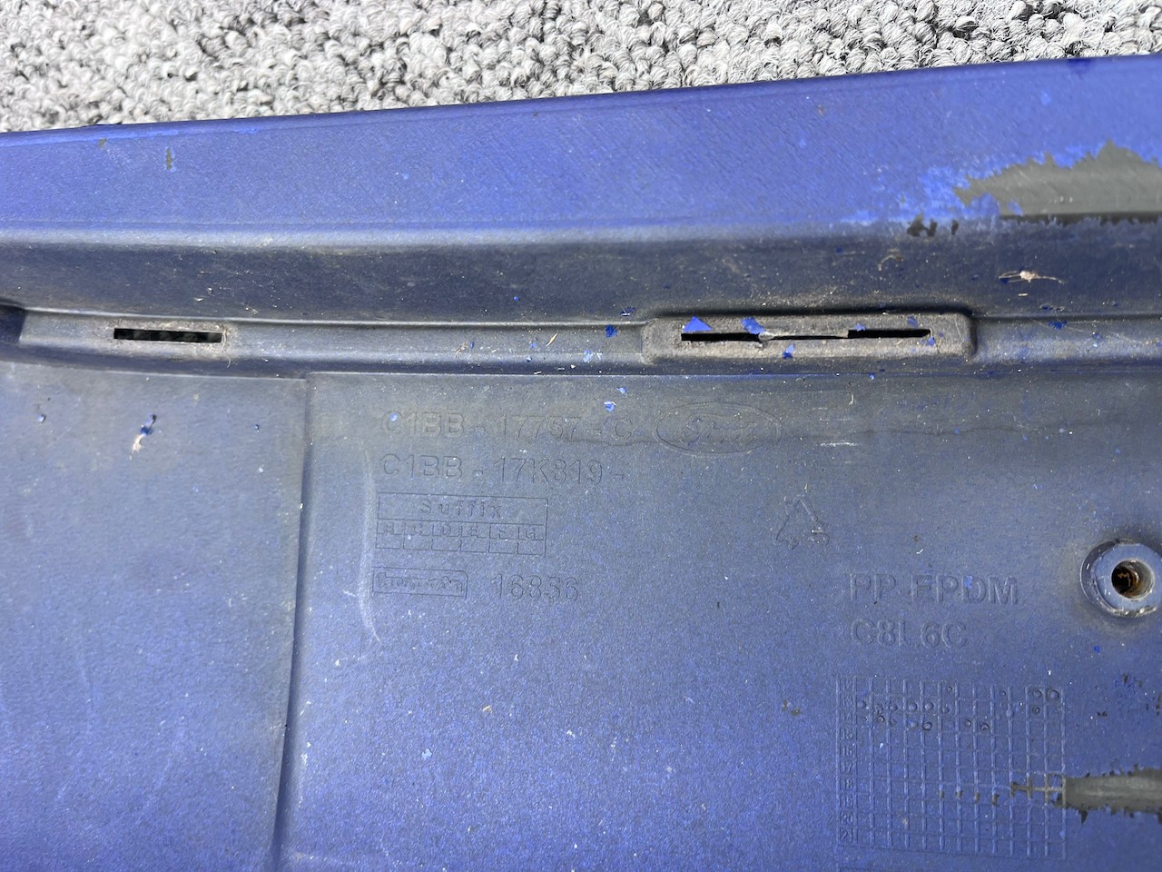 Ford Fiesta St 180 Mk8 Hatchback 2012-2016 Front Bumper No Pdc Genuine [f733]