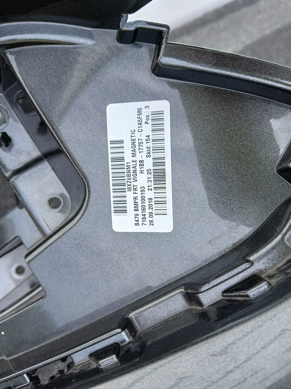 Ford Fiesta Vignale Mk10 Hatchback 2018-2021 Front Bumper Genuine [f860]