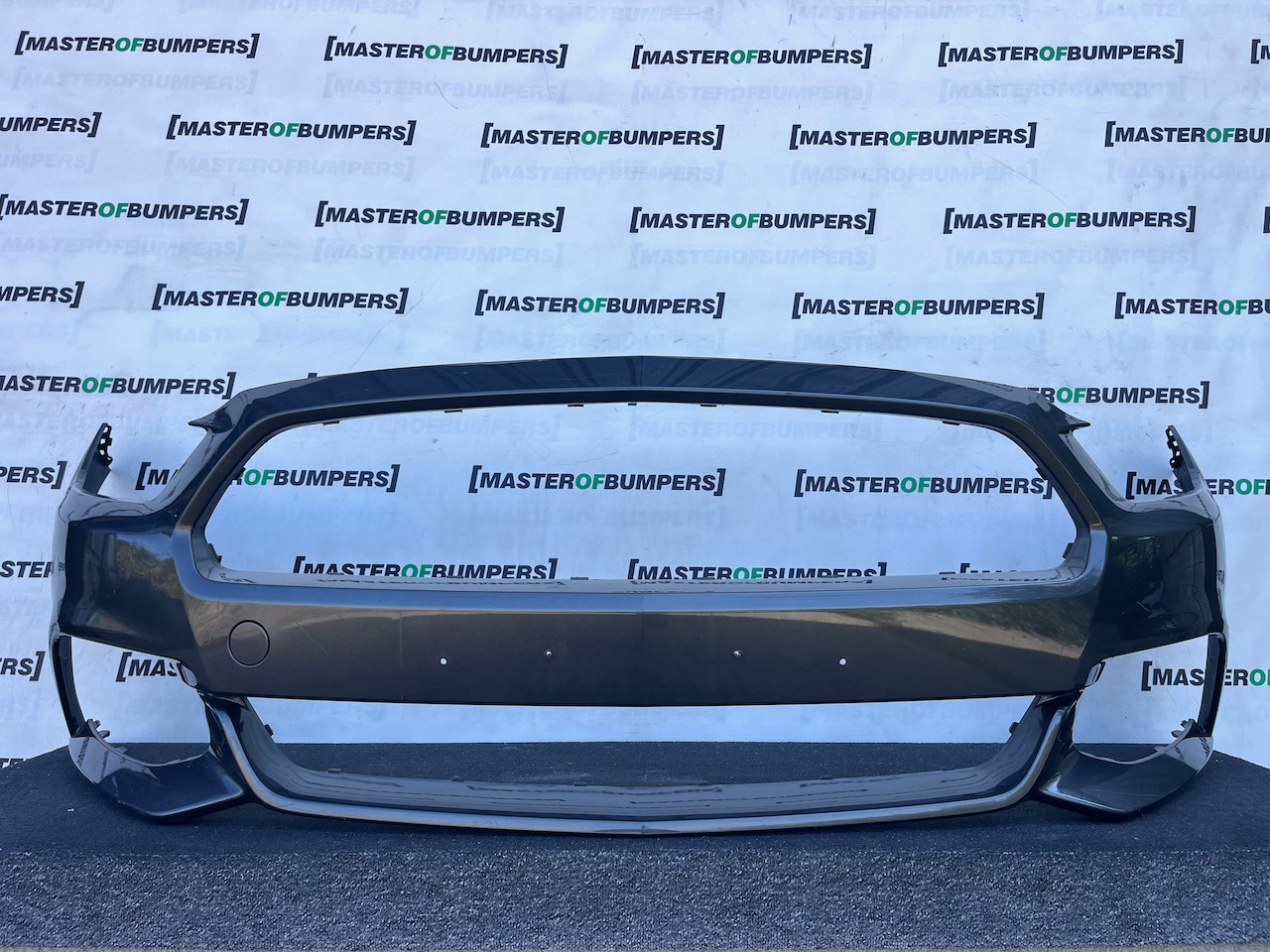 Ford Mustang Gt Mk6 Coupe Cabrio 2015-2018 Front Bumper Grey Genuine [f873]