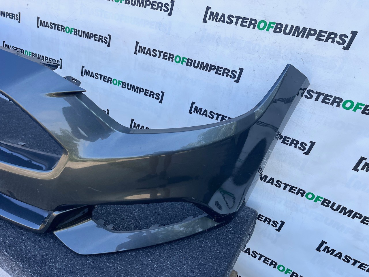 Ford Mustang Gt Mk6 Coupe Cabrio 2015-2018 Front Bumper Grey Genuine [f873]