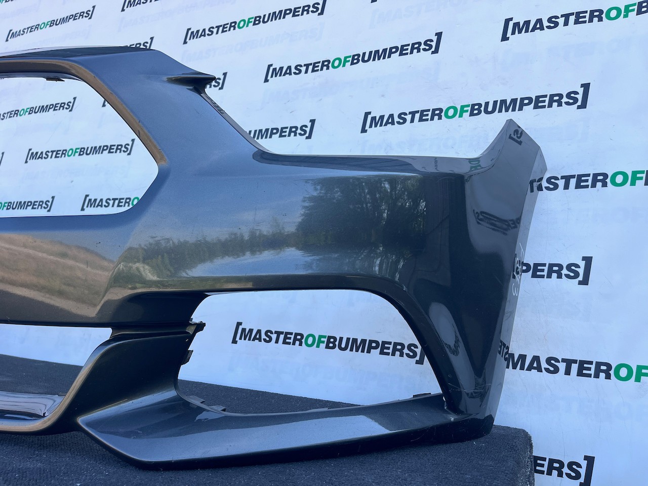 Ford Mustang Gt Mk6 Coupe Cabrio 2015-2018 Front Bumper Grey Genuine [f873]