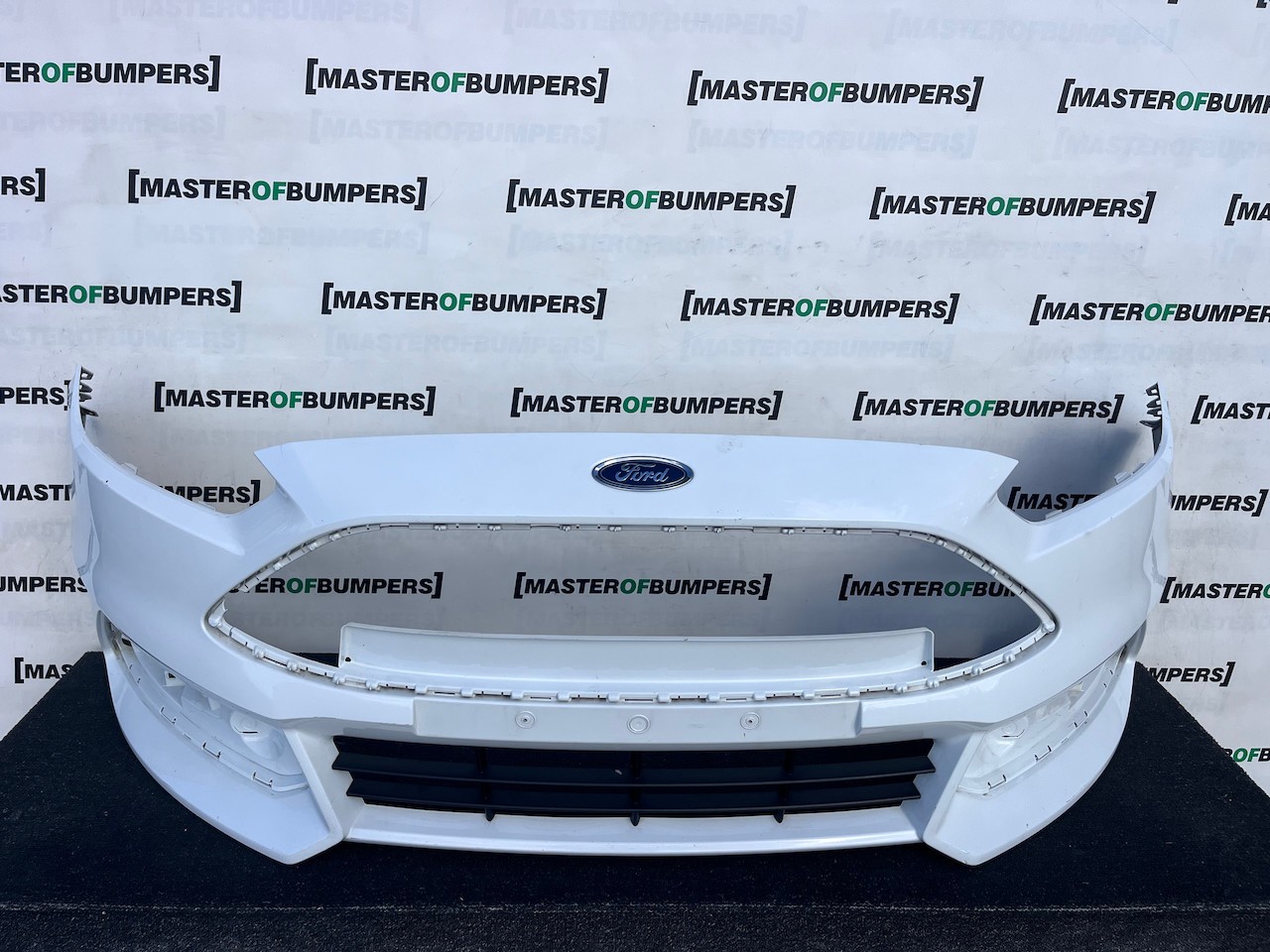 Ford Focus St Mk3 Lift Hatchback 2015-2018 Front Bumper No Jets Genuine [f902]