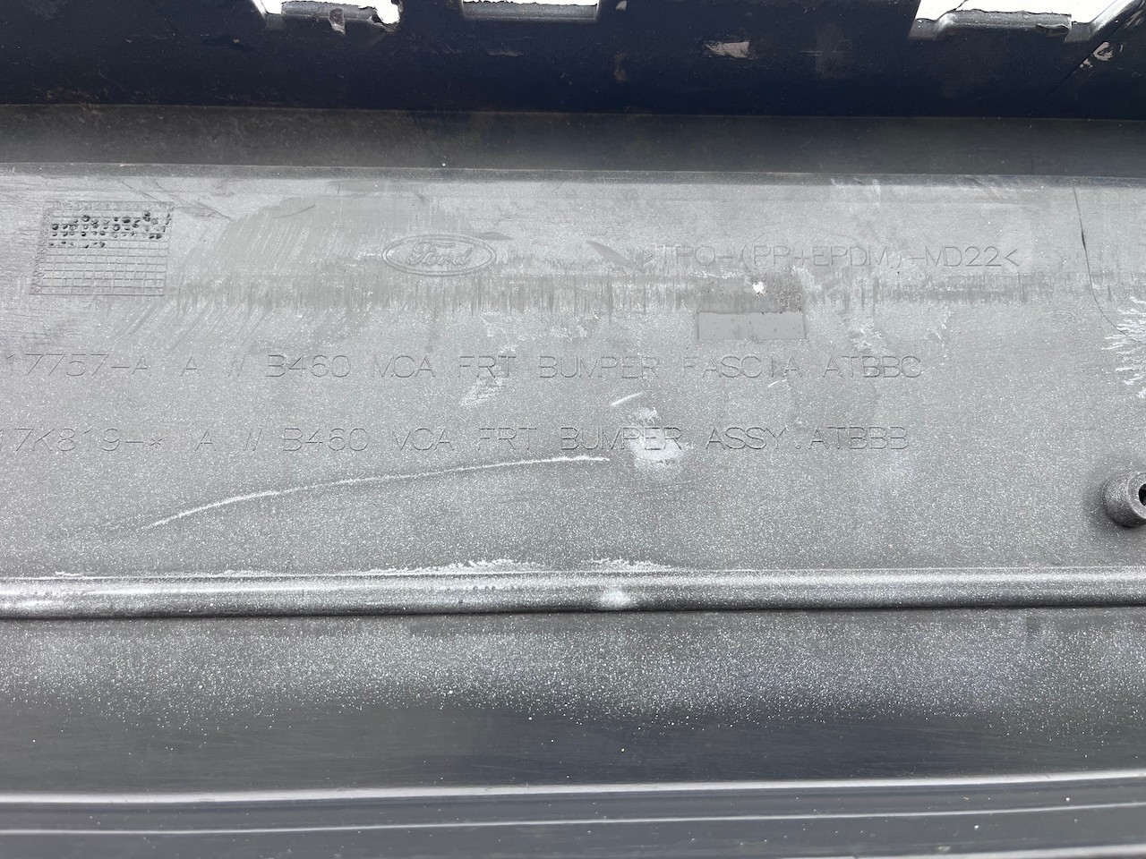 Ford Transit Courier Van 2019-2023 Front Bumper No Pdc Genuine [f921]
