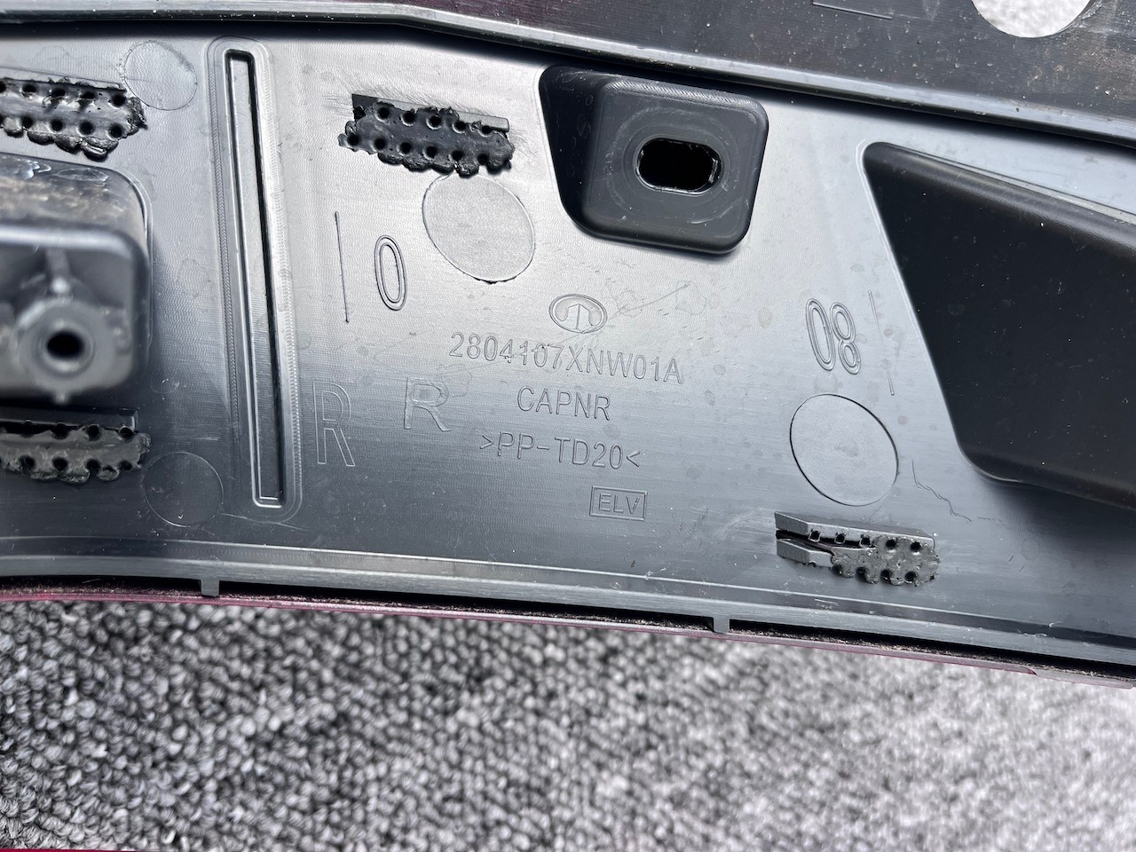 Gwm Ora Funky Cat 2022-2026 Rear Bumper 4 Pdc Genuine [p489]