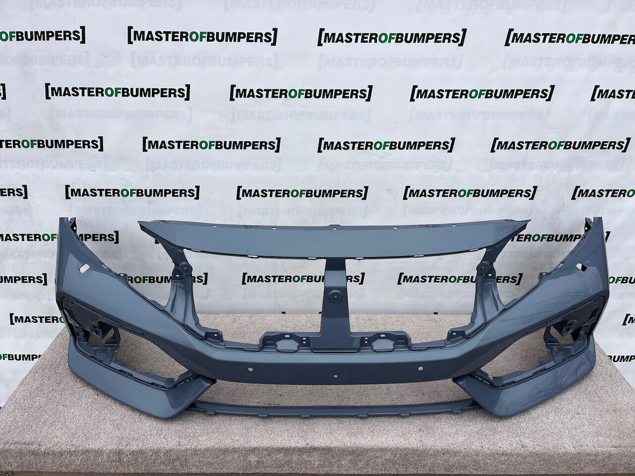 Honda Civic Turbo Cx Fk8 Hatchback 2017-2019 Front Bumper Grey Genuine [g506]