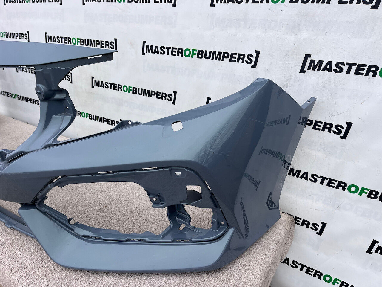 Honda Civic Turbo Cx Fk8 Hatchback 2017-2019 Front Bumper Grey Genuine [g506]