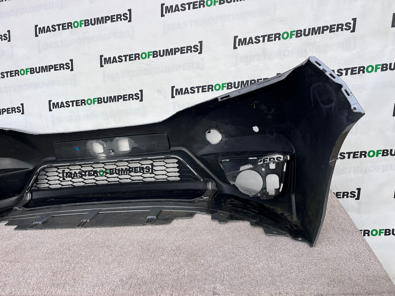 Honda Jazz Mk3 Se V Tec 2015-2017 Front Bumper Grey 4 Pdc Genuine [g508]