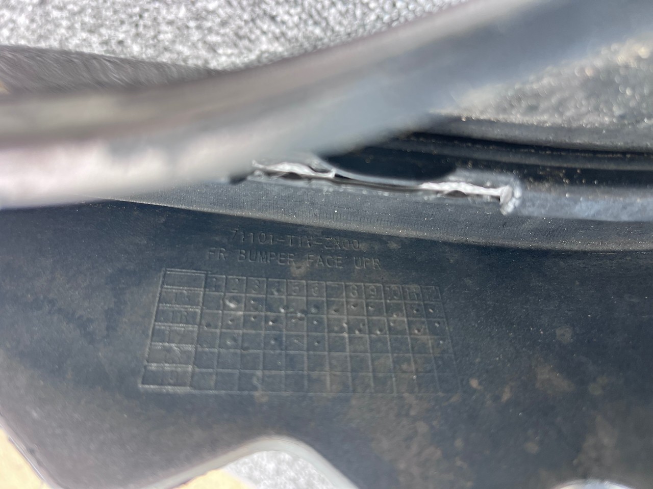 Honda Crv Mk4 Lift Elegance 2015-2017 Front Bumper No Pdc No Jets Genuine [g560]