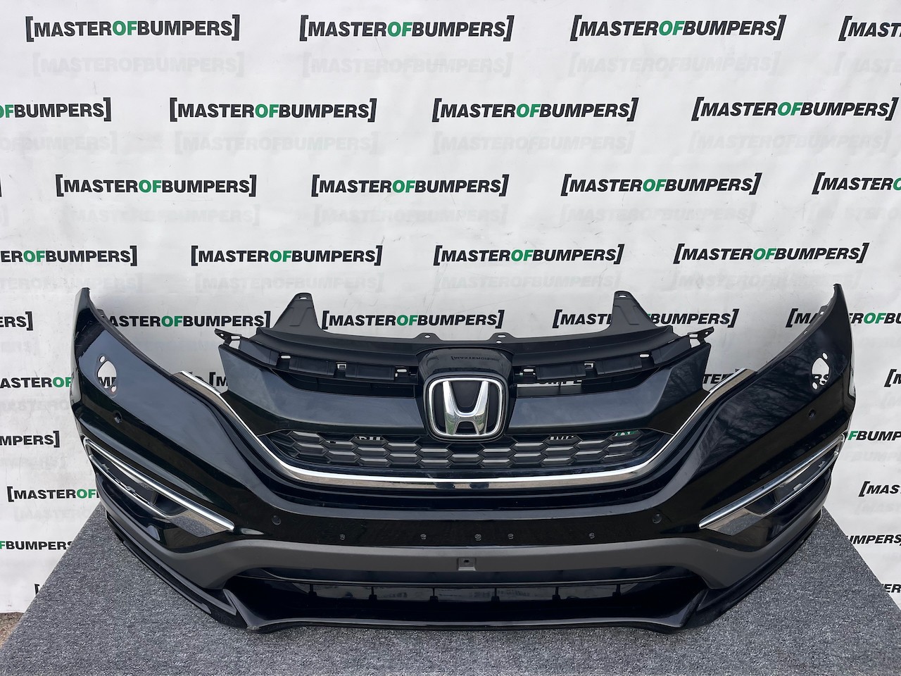 Honda Crv Areo Mk4 Lift 2015-2017 Front Bumper 4 Pdc + Jets Genuine [g574]