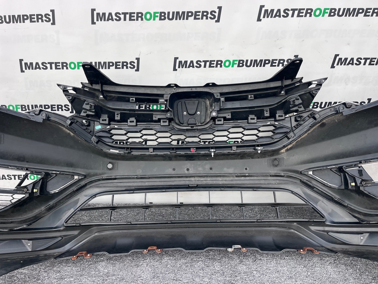 Honda Crv Areo Mk4 Lift 2015-2017 Front Bumper 4 Pdc + Jets Genuine [g574]