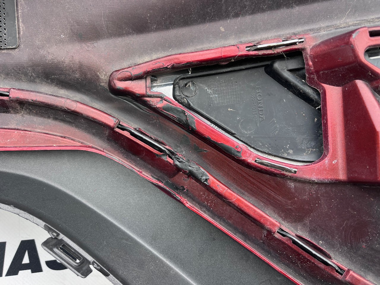 Honda Crv Elegance Mk4 Lift 2015-2017 Front Bumper 4 Pdc Jets Genuine [g591]