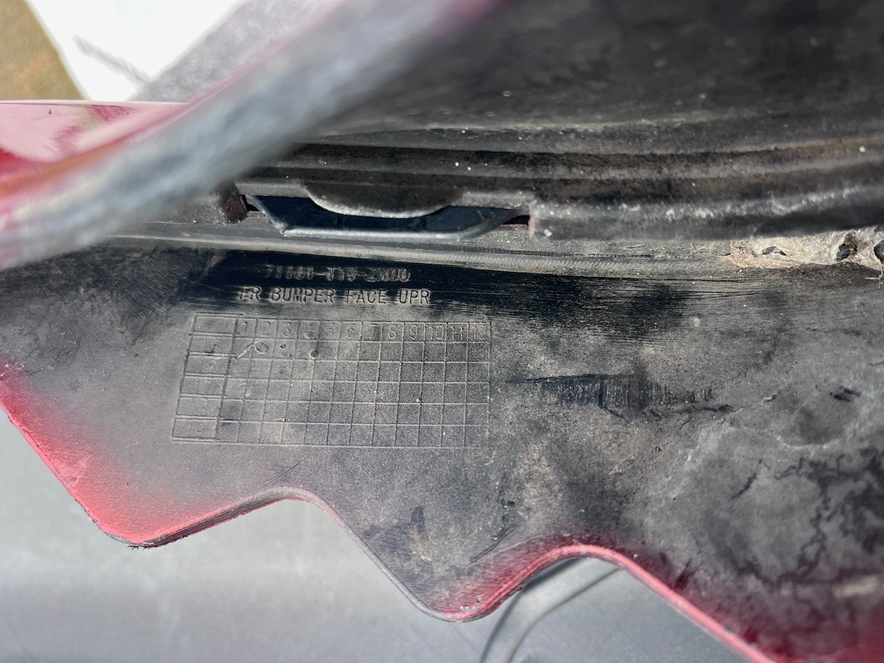 Honda Crv Elegance Mk4 Lift 2015-2017 Front Bumper 4 Pdc Jets Genuine [g591]