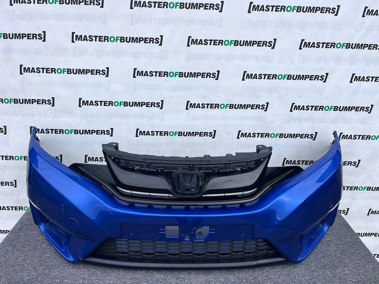 Honda Jazz Ex V-tec Mk3 Hatchback 2015-2017 Front Bumper 4 Pdc Genuine [g602]
