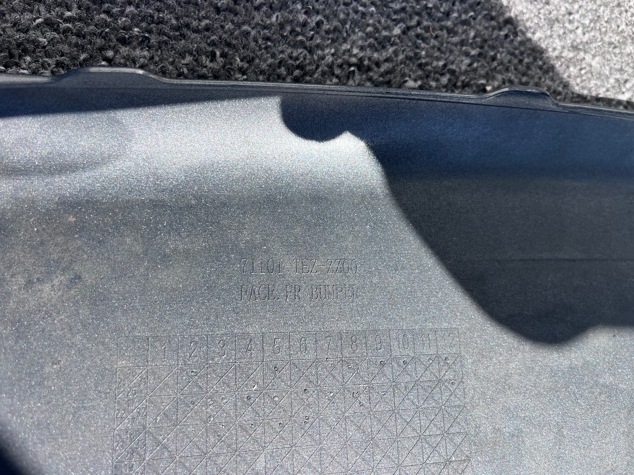 Honda Civic Turbo Ex Fk8 Saloon 2017-2020 Front Bumper 4 Pdc Genuine [g617]