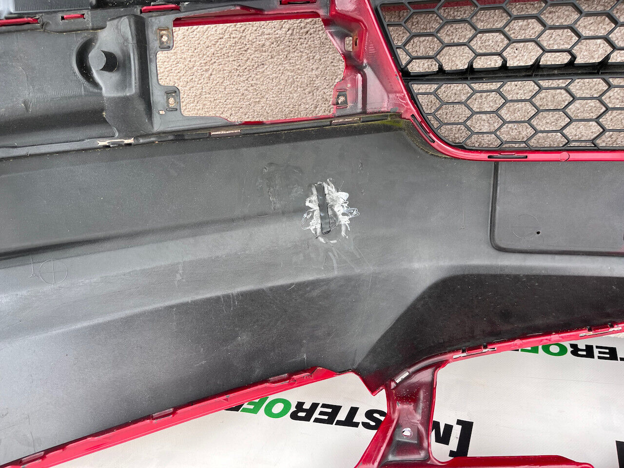 Honda Jazz Sport Mk2 Facelift 2010-2013 Front Bumper Red Genuine [g418]