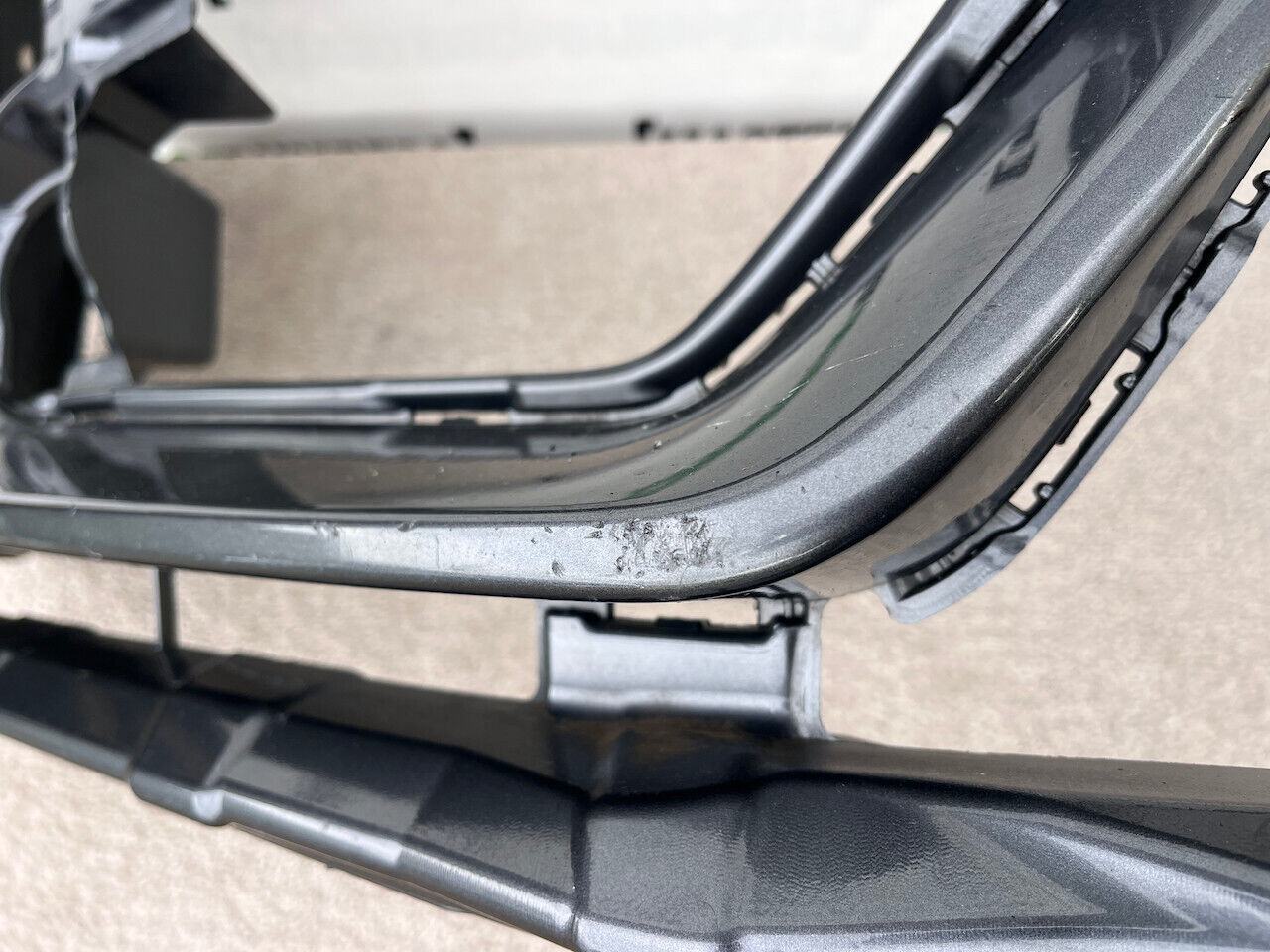 Honda Civic Type R Fk8 Hatchback 2017-2019 Front Bumper Grey Genuine [g690]