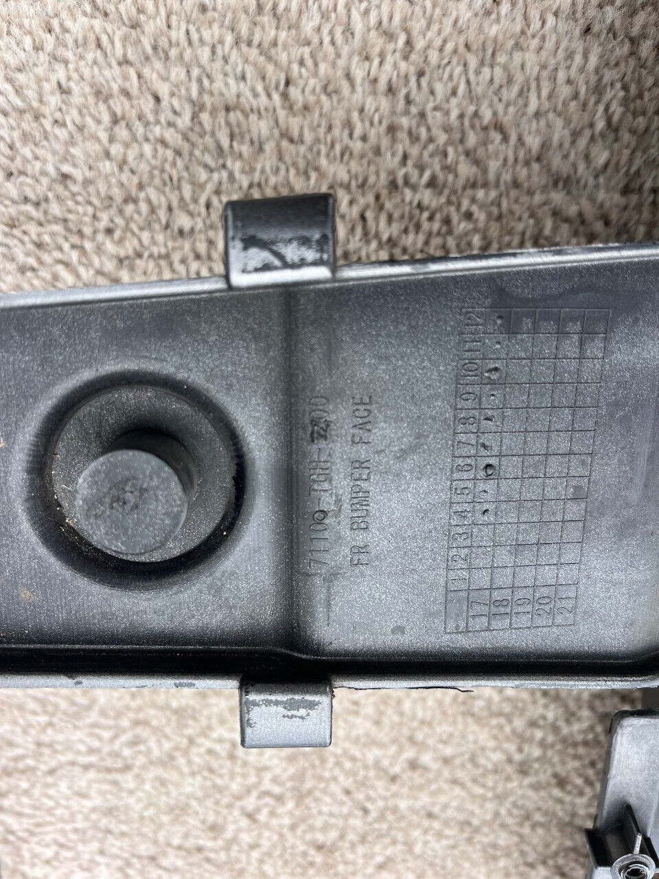 Honda Civic Type R Fk8 Hatchback 2017-2019 Front Bumper Grey Genuine [g690]