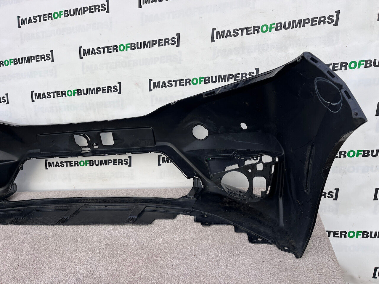Honda Jazz Mk3 Se V Tec 2015-2017 Front Bumper Black 4 Pdc Genuine [g509]