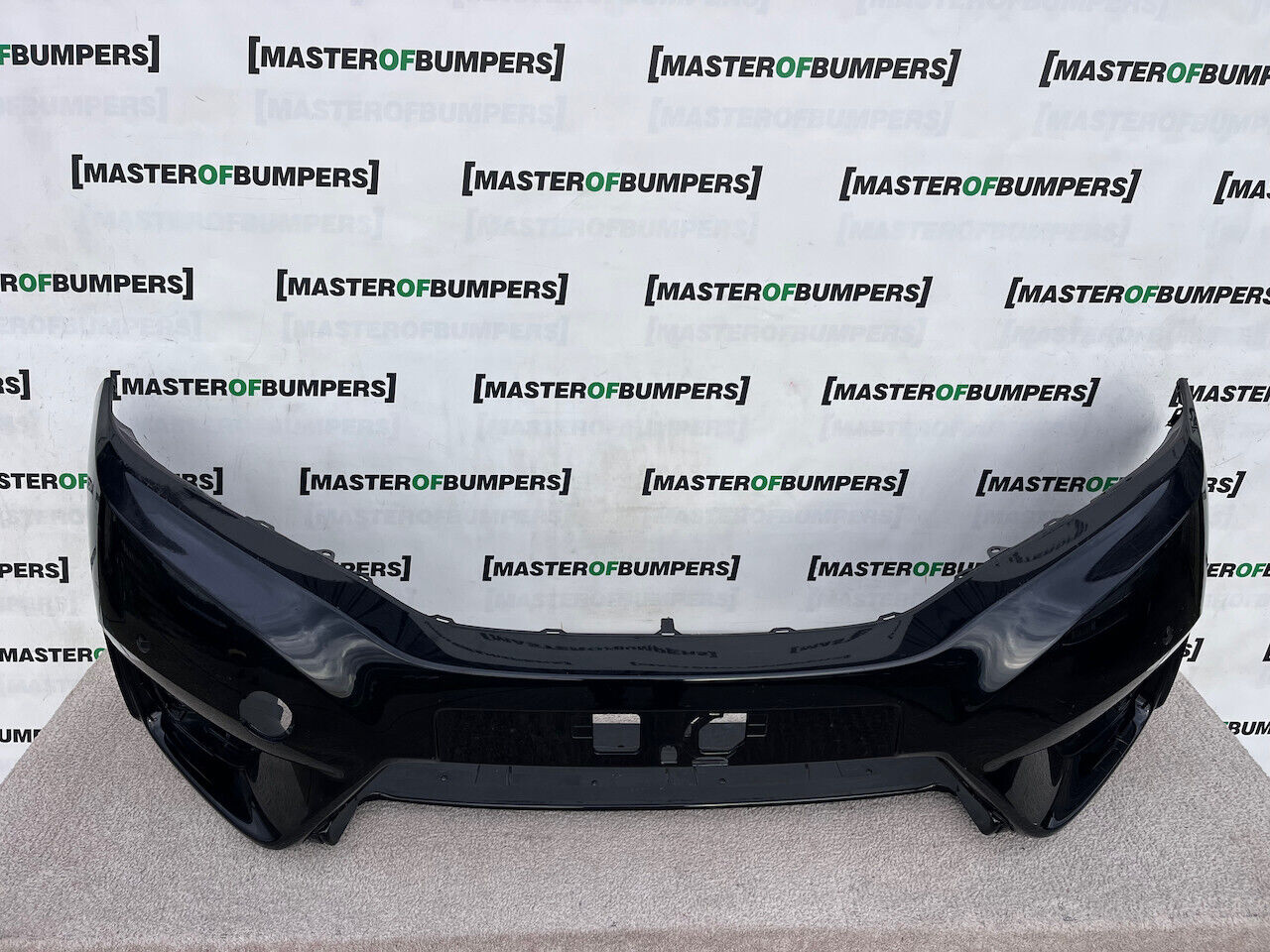 Honda Jazz Mk3 Se V Tec 2015-2017 Front Bumper Black 4 Pdc Genuine [g509]