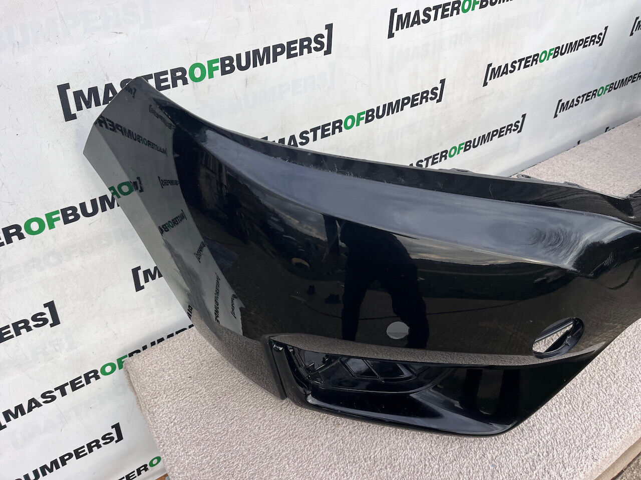 Honda Jazz Mk3 Se V Tec 2015-2017 Front Bumper Black 4 Pdc Genuine [g509]
