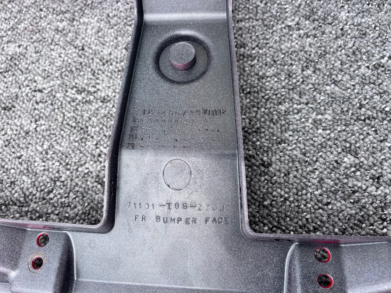 Honda Civic Turbo Cx Fk8 Hatchback 2017-2021 Front Bumper Jets Genuine [g557]