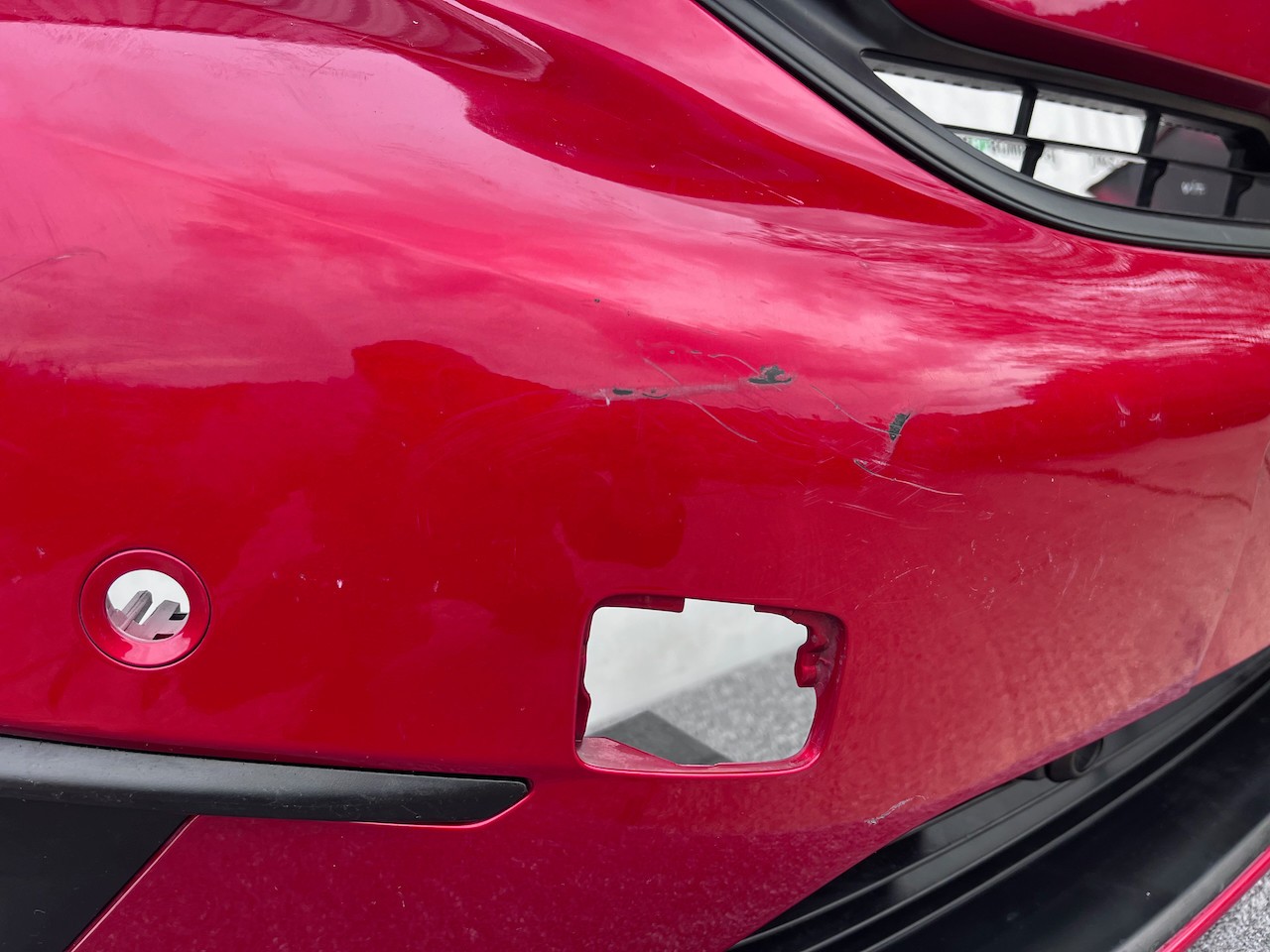 Honda Jazz Ex Hybrid Sr Hatchback 2020-2024 Front Bumper 4 Pdc Genuine [g570]