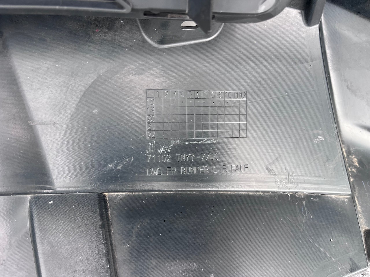 Honda Crv V-tec D-tec Mk5 2019-2022 Front Bumper 4 Pdc No Jets Genuine [g583]