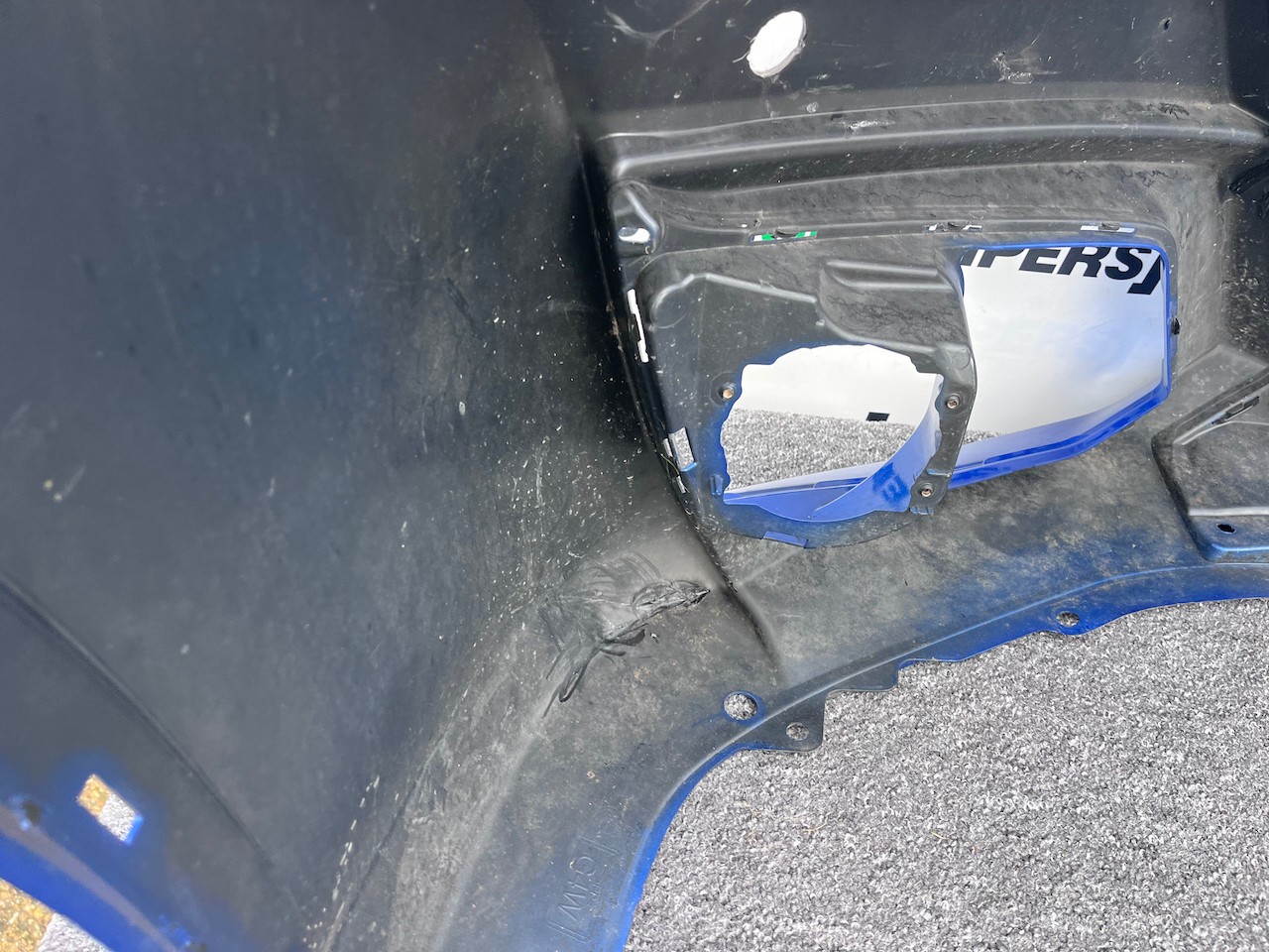 Honda Civic V Tec Sr Hatchback 2015-2017 Front Bumper Pdc +jets Genuine [g590]