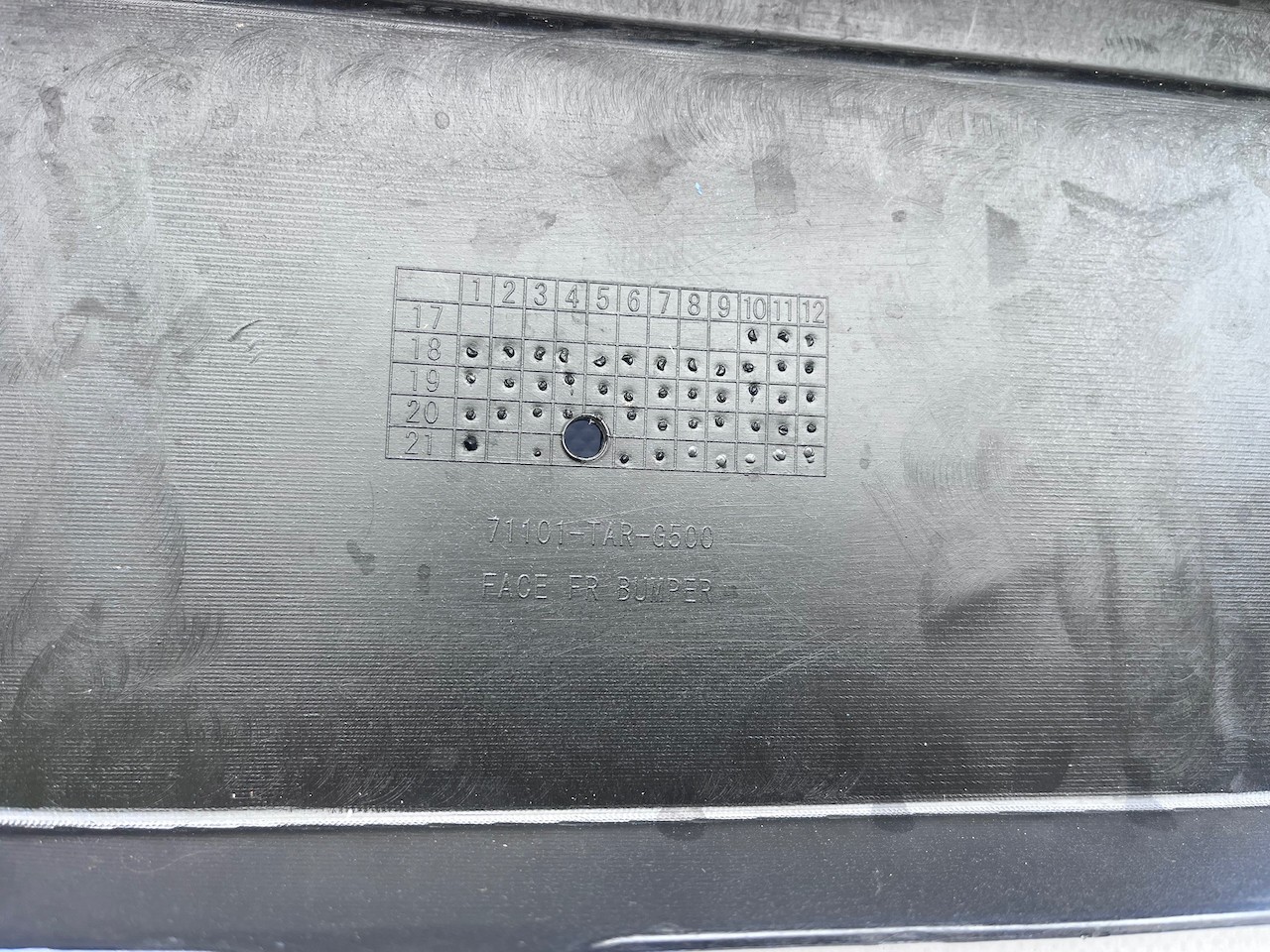 Honda Jazz Ex V-tec Hatchback Lift 2018-2020 Front Bumper 4 Pdc Genuine [g597]