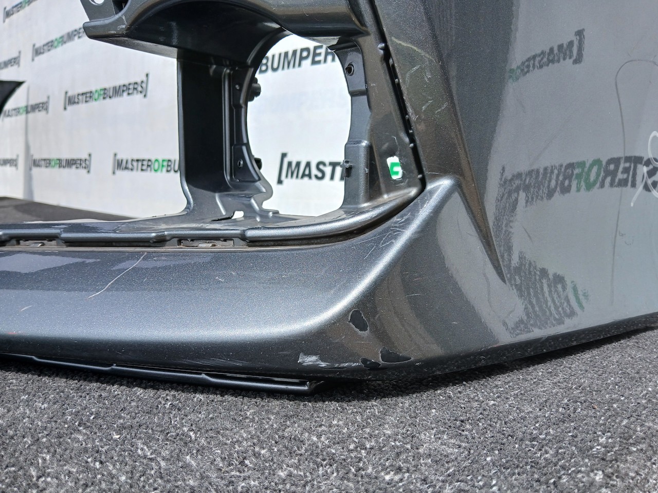 Honda Civic Turbo Cx Fk8 Hatchback 2017-2019 Front Bumper No Jets Genuine [g632]