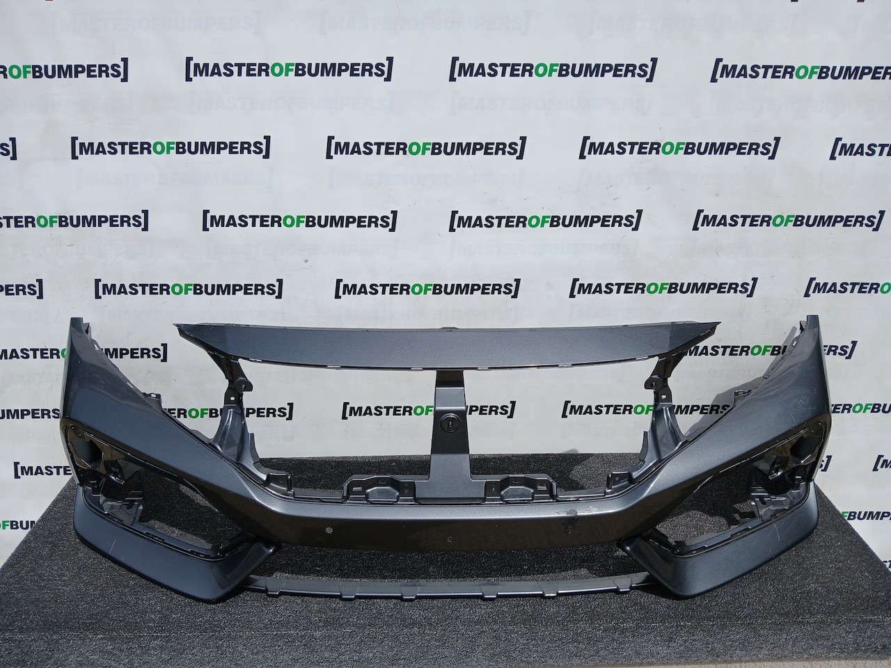 Honda Civic Turbo Cx Fk8 Hatchback 2017-2019 Front Bumper No Jets Genuine [g632]