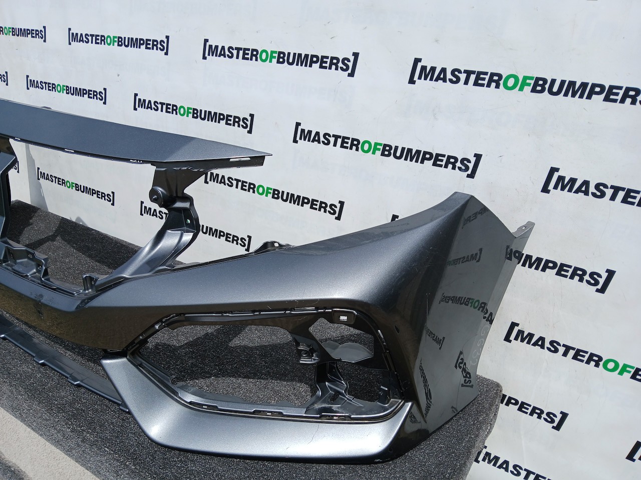 Honda Civic Turbo Cx Fk8 Hatchback 2017-2019 Front Bumper No Jets Genuine [g632]