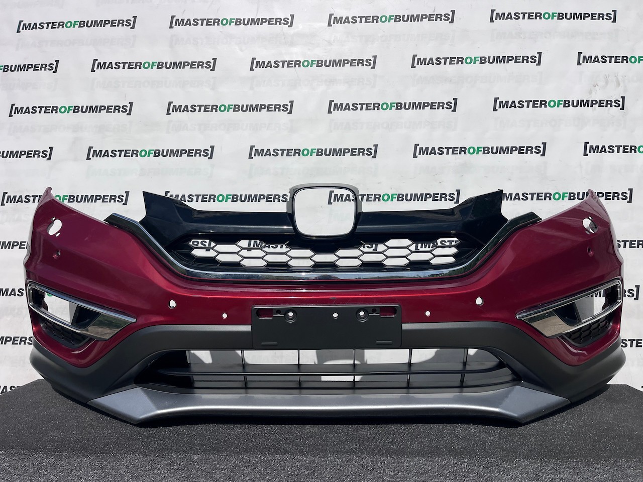 Honda Crv Elegance Mk4 Lift 2015-2017 Front Bumper 4 Pdc Jets Genuine [g638]