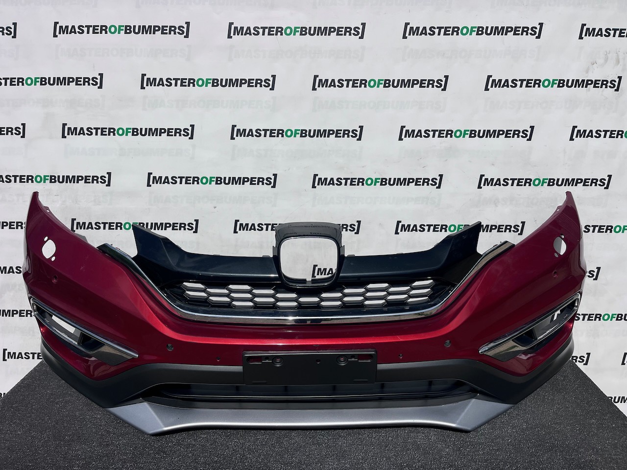 Honda Crv Elegance Mk4 Lift 2015-2017 Front Bumper 4 Pdc Jets Genuine [g638]