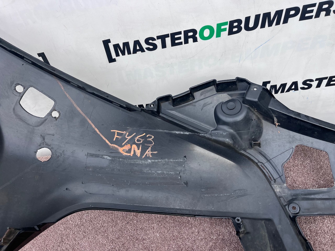 Honda Civic I-vtec Mk9 2012-2015 Front Bumper 4 Pdc + Jets Genuine [g647]